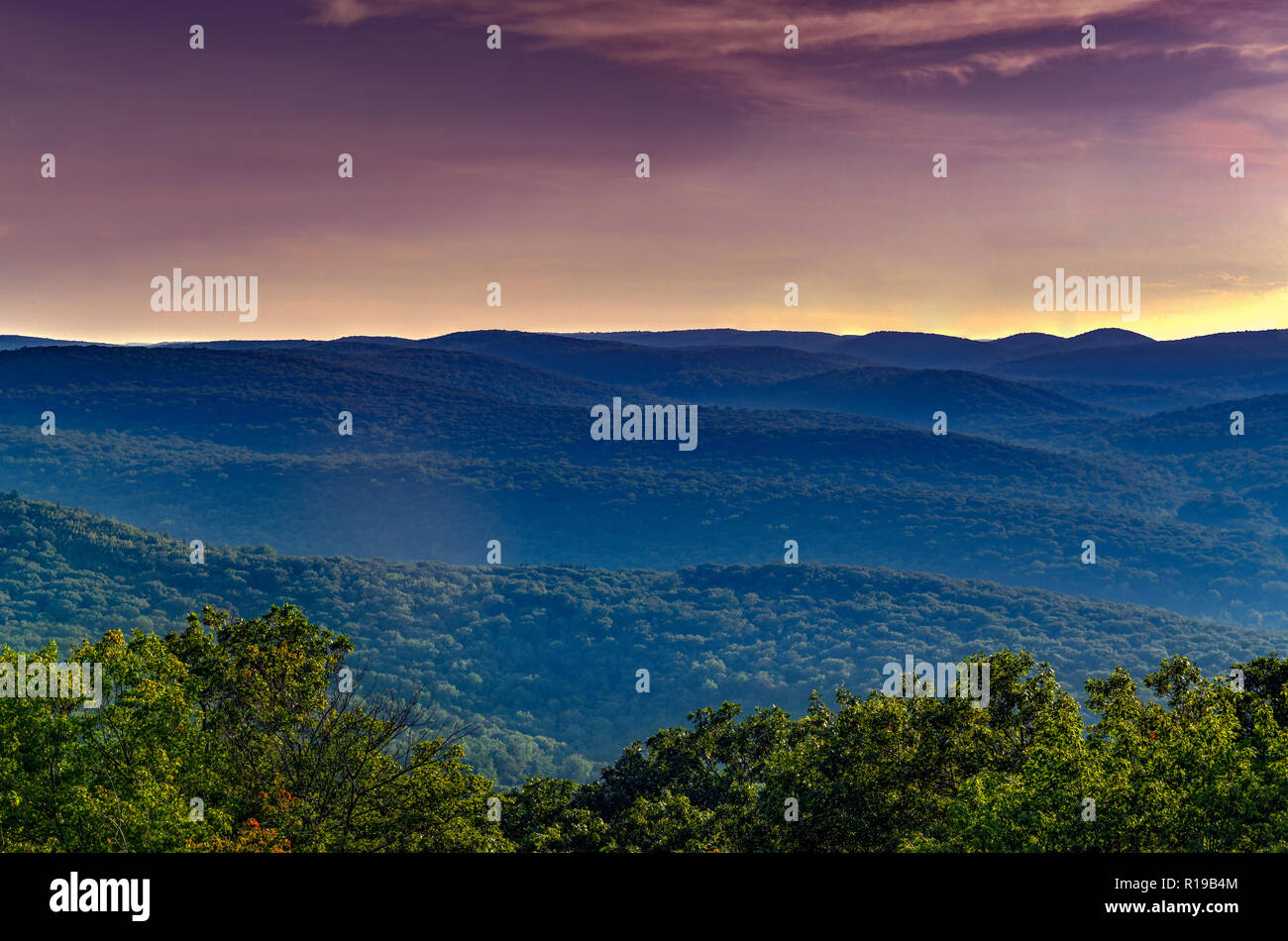 Dramatic view from Bear Mountain, one of the bestknown peaks of New