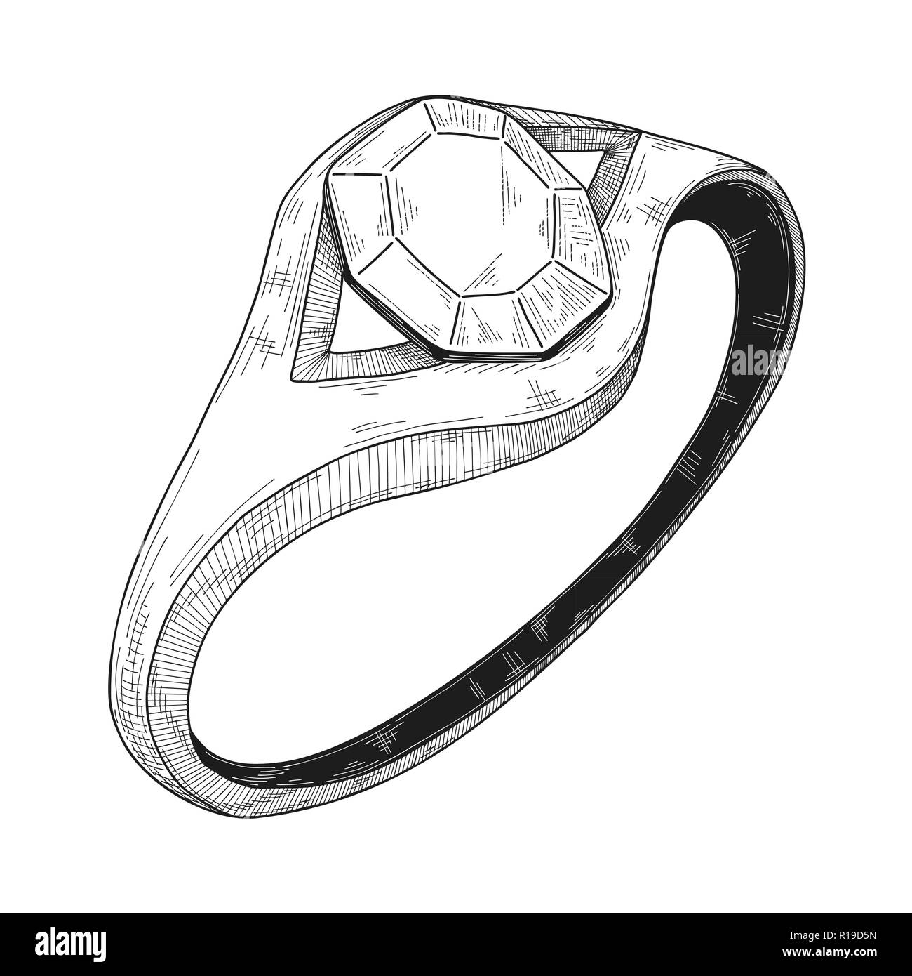 Ring Design Sketch Stock Illustrations, Cliparts and Royalty Free Ring  Design Sketch Vectors