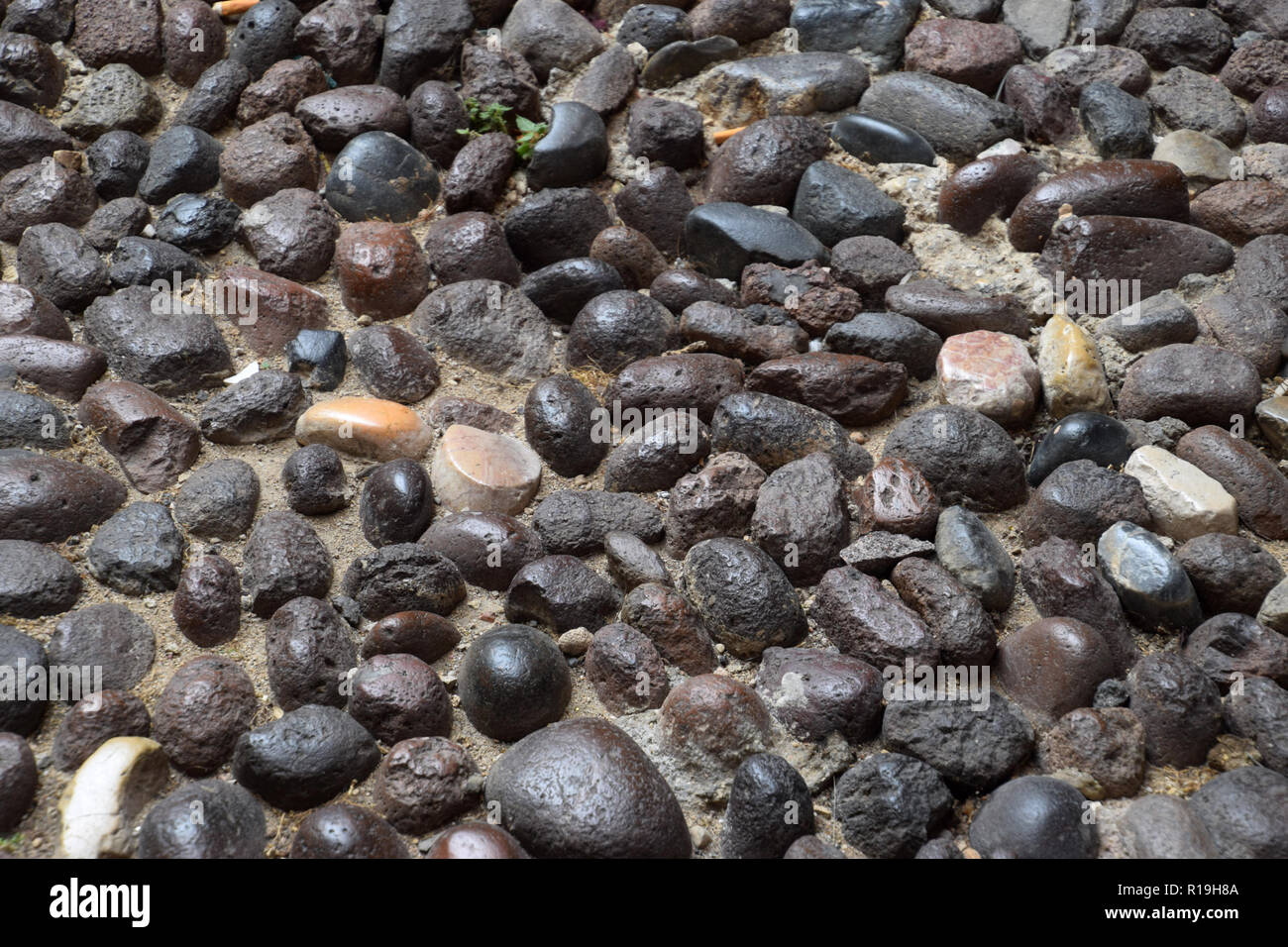 Square basalt paving stones hi-res stock photography and images - Alamy
