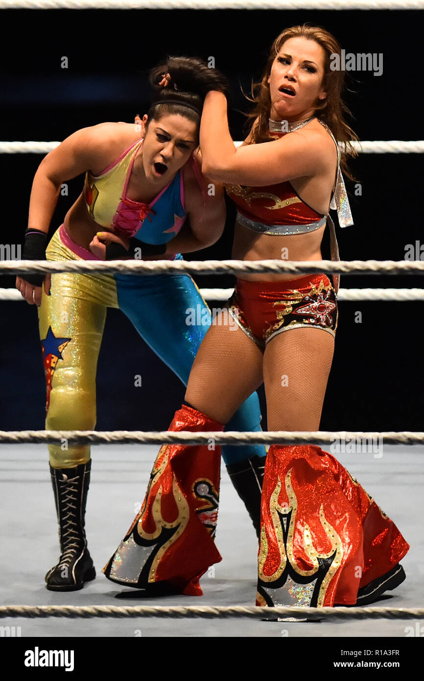 Rome, Italy. 11th Nov, 2018. Show WWE live at the Palalottomatica-Rome  10-11-2018 In the picture Bayley vs Alexa Bliss Photo Photographer01  Credit: Independent Photo Agency/Alamy Live News Stock Photo - Alamy