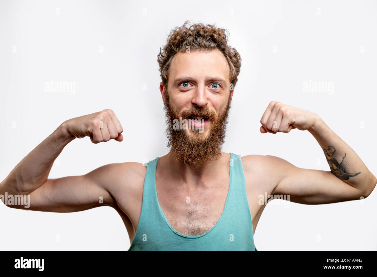 white skinny man