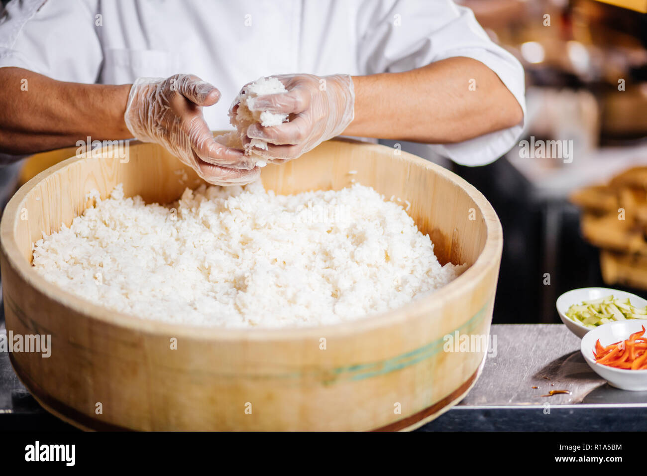 traditional method of cooking rice Stock Photo - Alamy