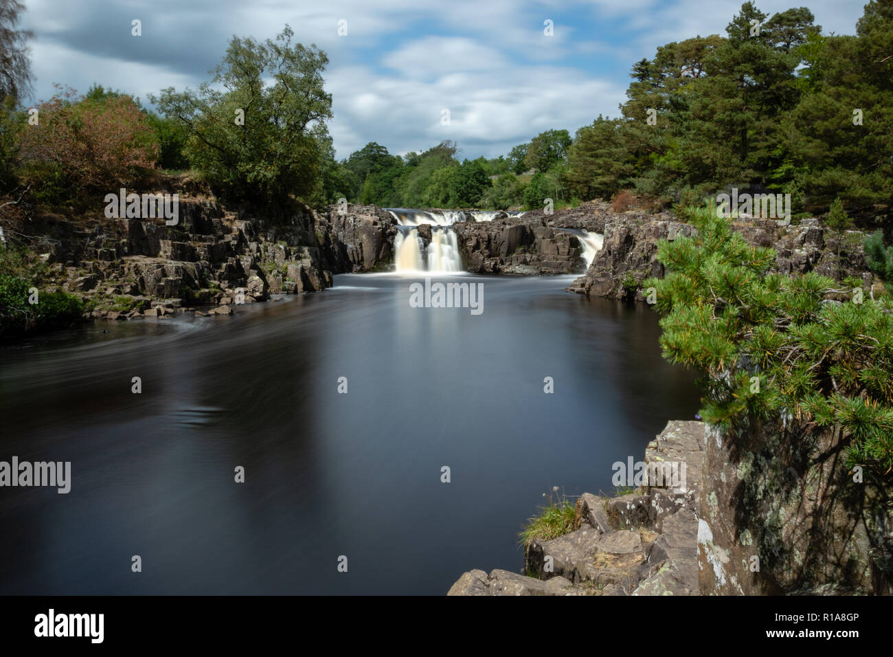 Low Force Middleton in Teesdale Co Durham Stock Photo
