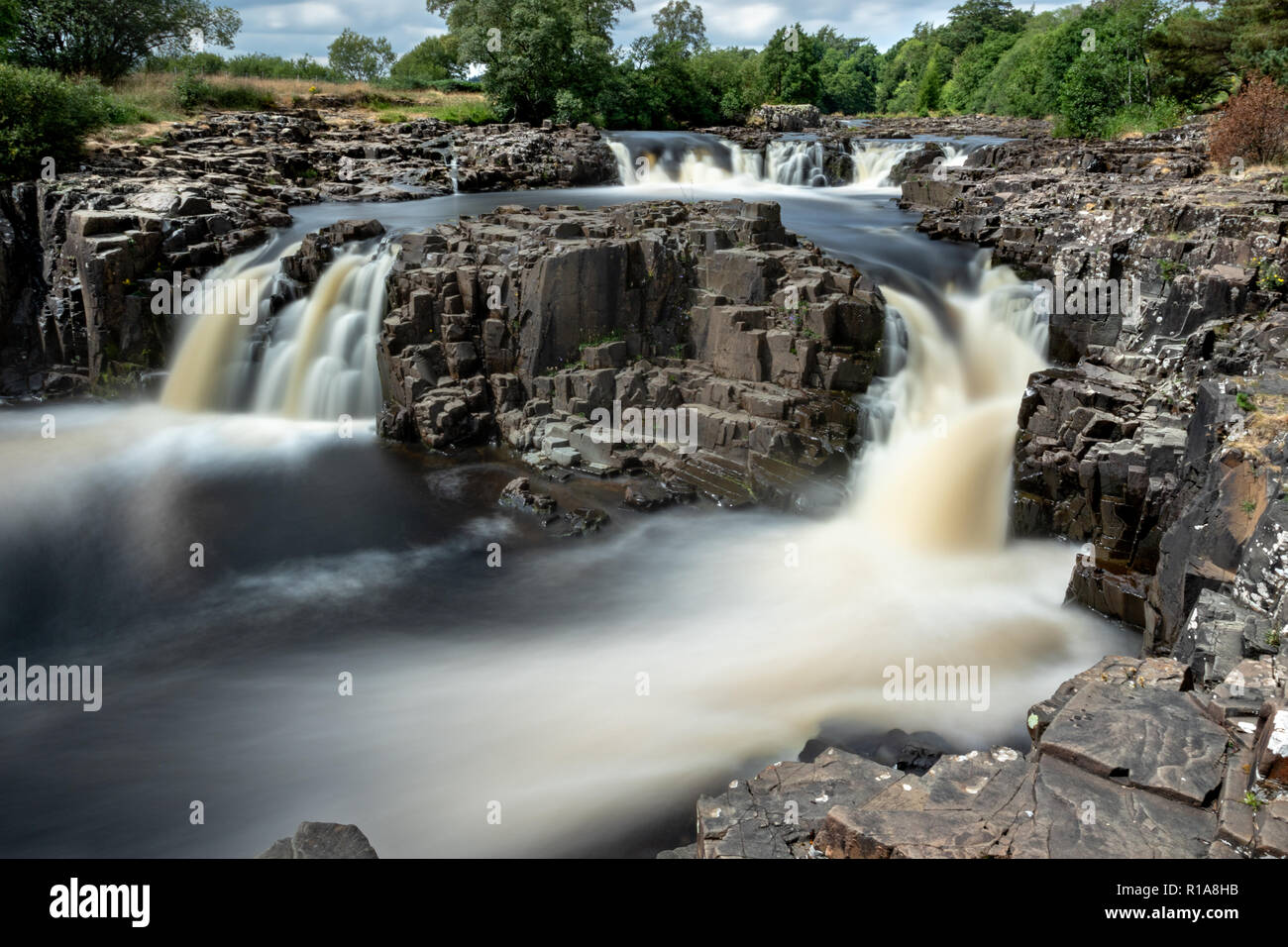 Low Force Middleton in Teesdale Co Durham Stock Photo