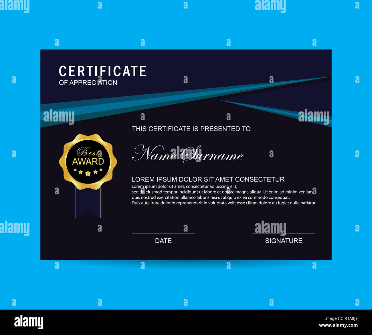 Certificate of appreciation hi-res stock photography and images - Alamy