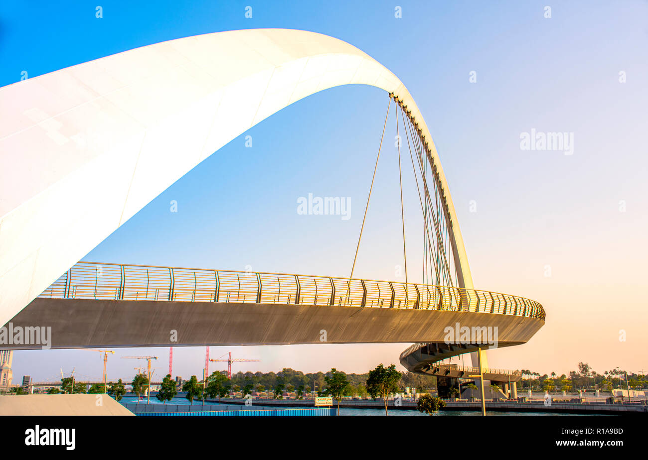 Dubai Water Canal Bridge, New Attraction of Dubai City modern exterior