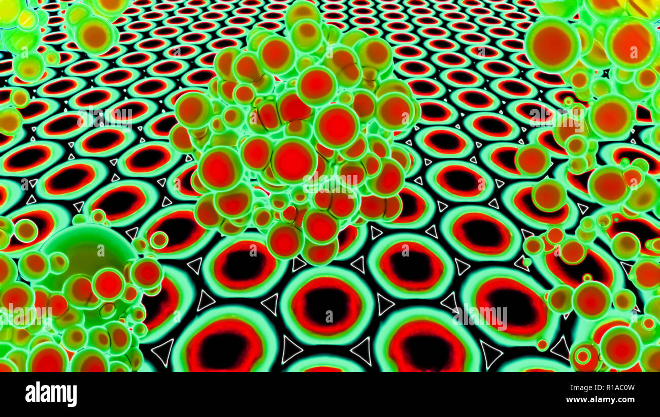 Nanoparticles - Nanomedicine - Nanodrugs - Abstract Illustration Stock Photo