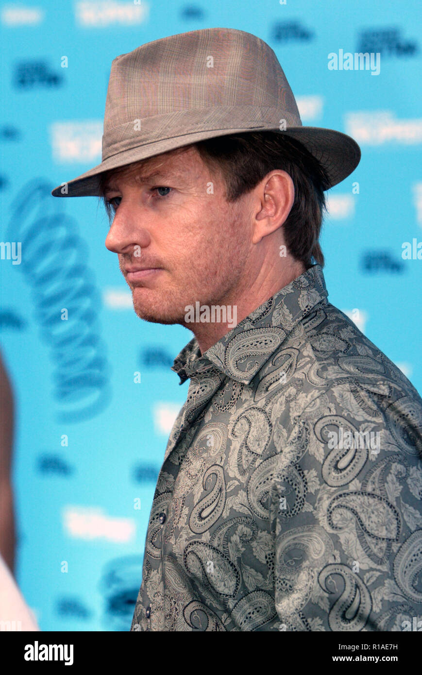 David Wenham  The Tropfest short film festival.   Each year, the films entered in Tropfest must feature a chosen theme, with the 2009 theme being Spring.   Sydney, Australia. 22.02.09. Stock Photo