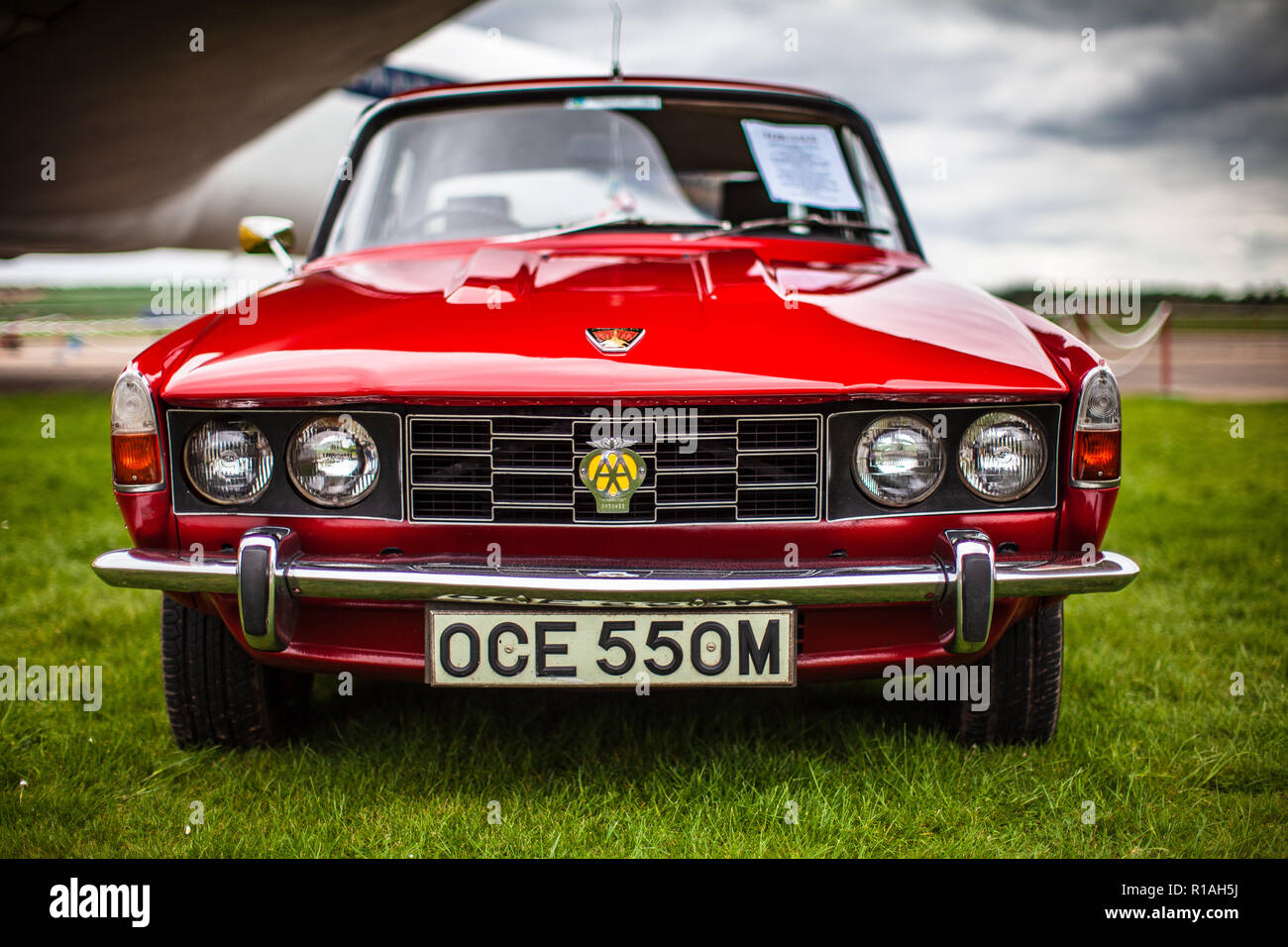 Rover P6 2200 Saloon Car 1974 at a car show Stock Photo