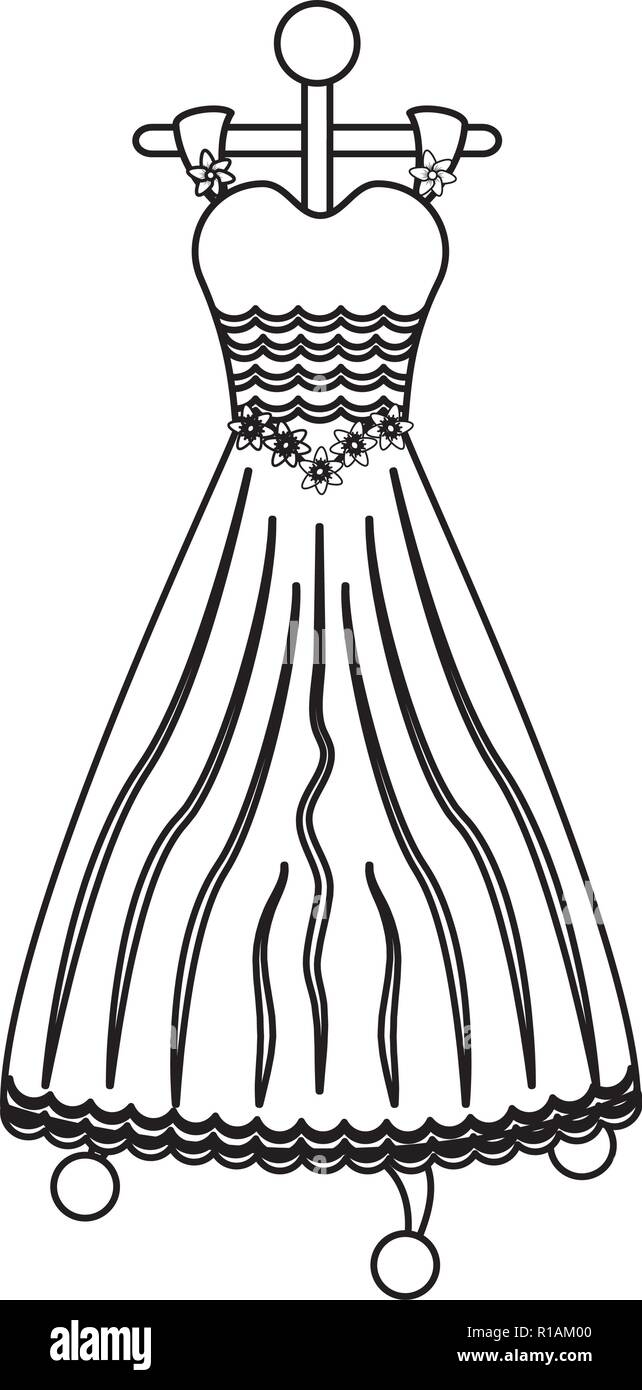 Graphic Wedding Dress
