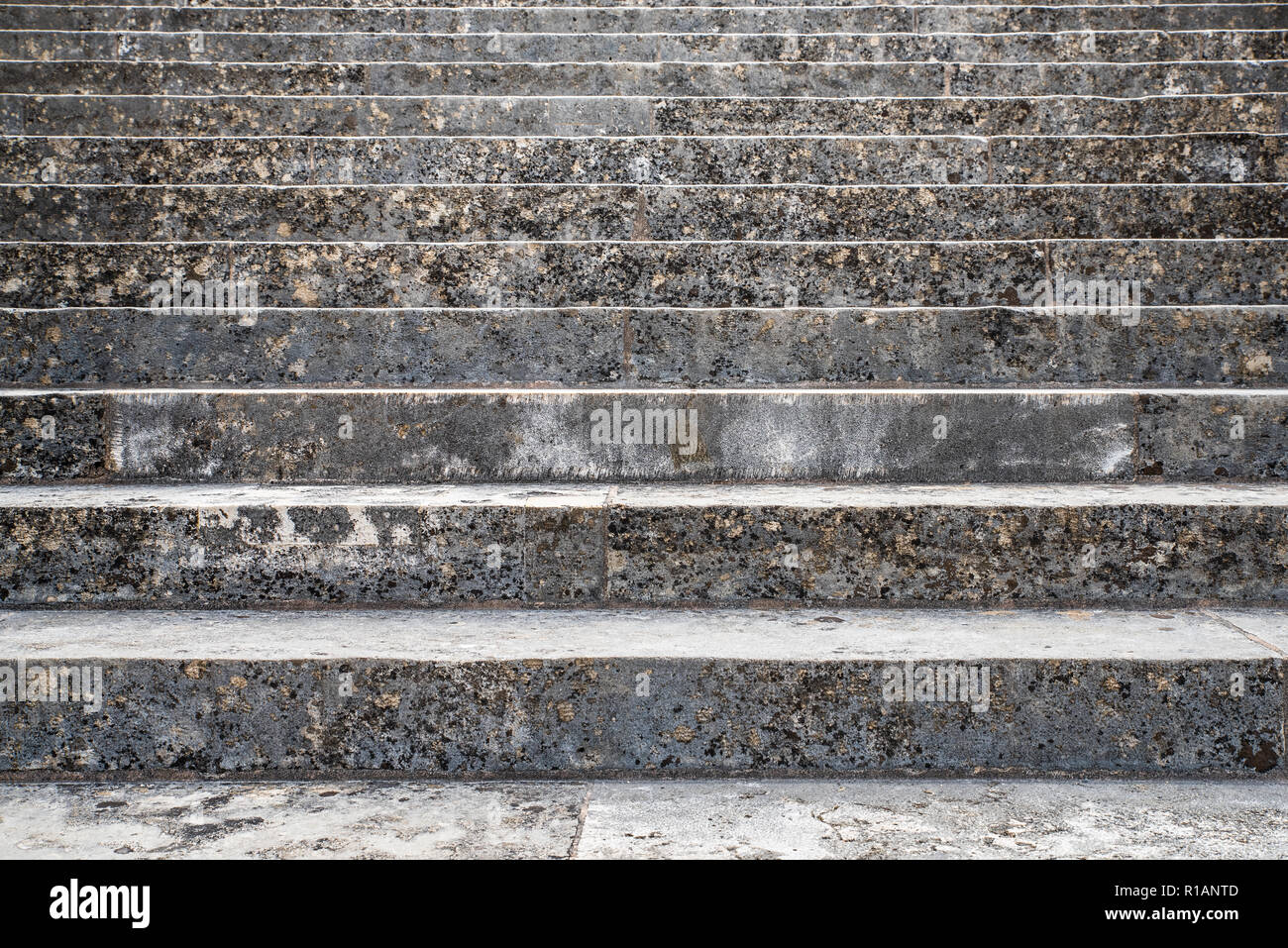 Ancient stone stairs, background. Idea - quality is proved by time Stock  Photo - Alamy