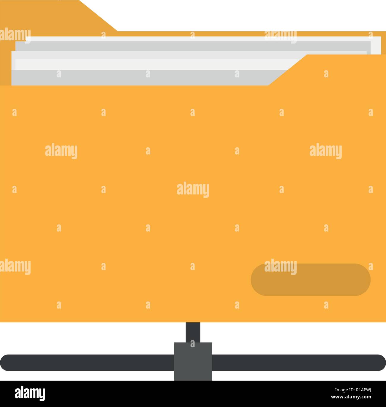 Folder and cloud computing network vector illustration graphic design ...