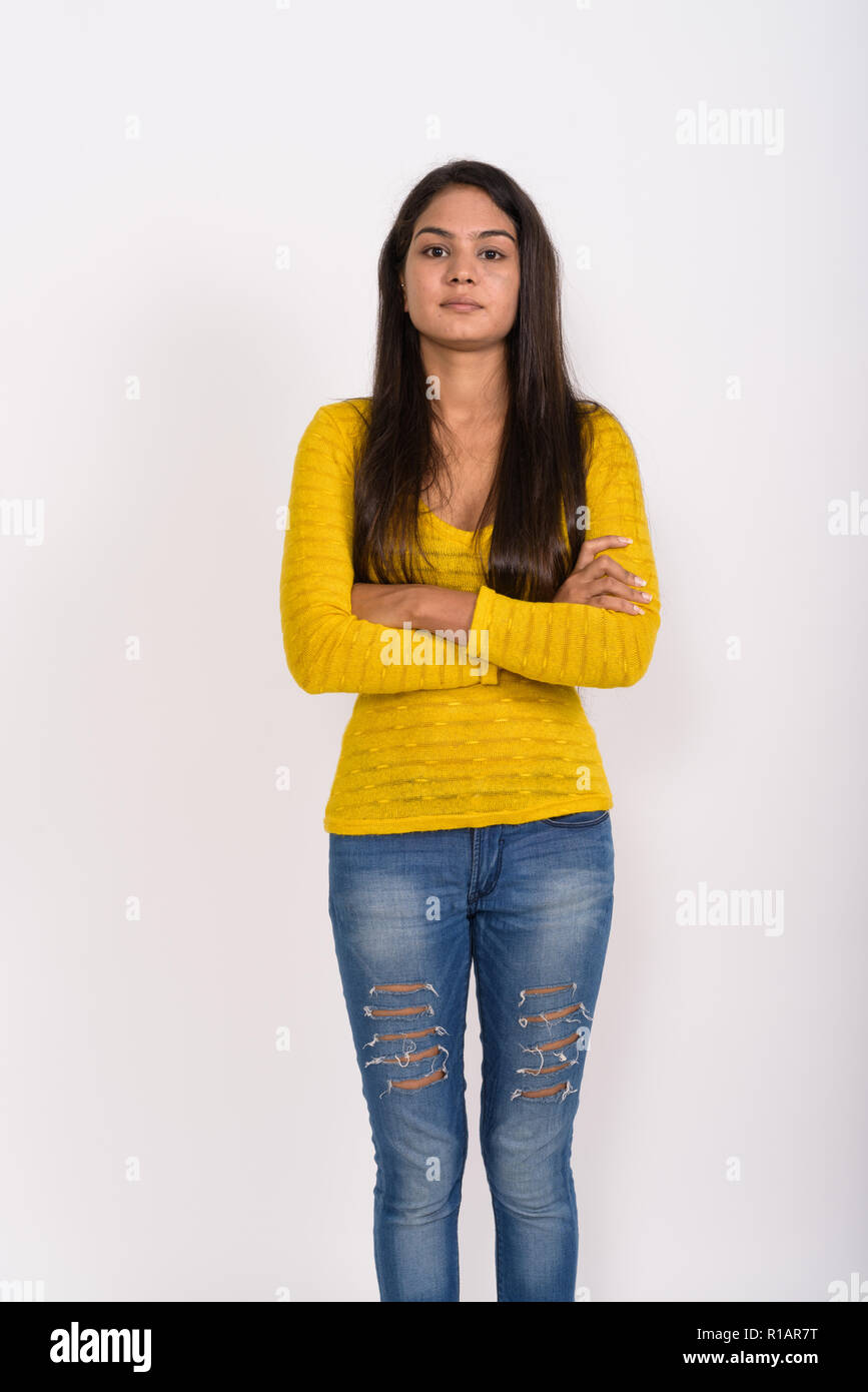 Indian woman portrait vertical hi-res stock photography and images - Alamy