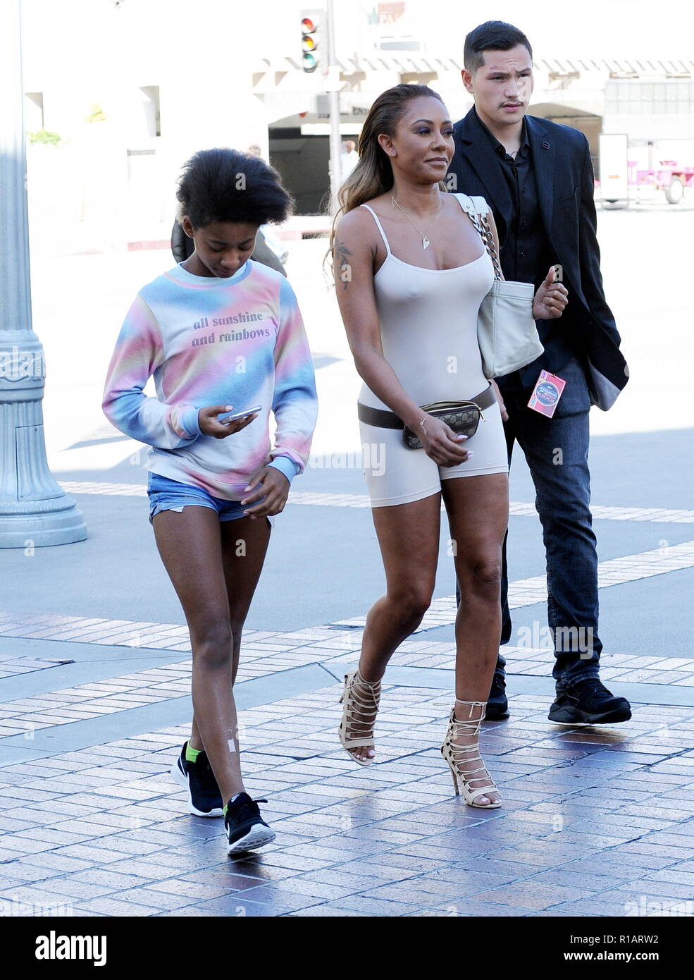 Mel b and daughter hi-res stock photography and images - Alamy