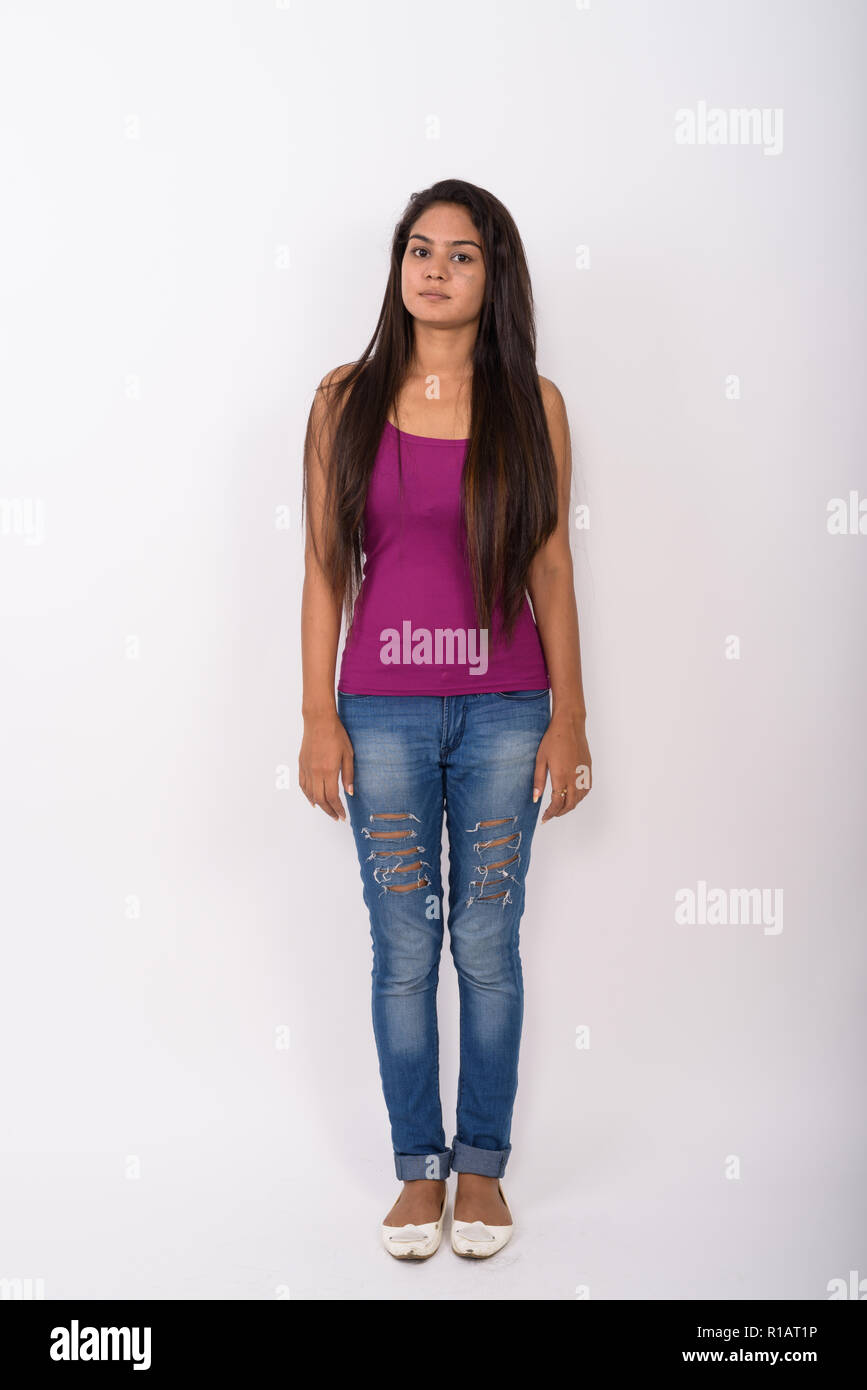 East Indian woman in tights Stock Photo - Alamy