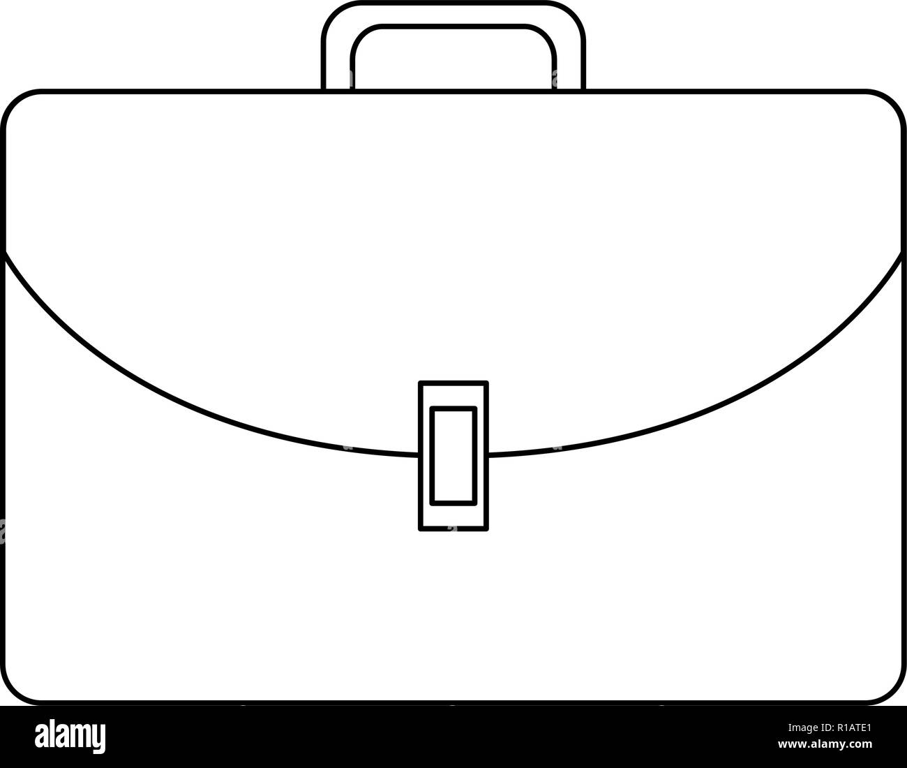Business briefcase symbol isolated vector illustration graphic design