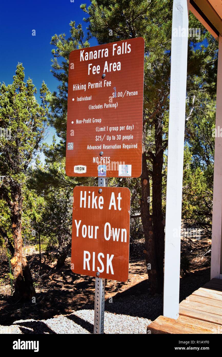 Kanarra falls hires stock photography and images Alamy