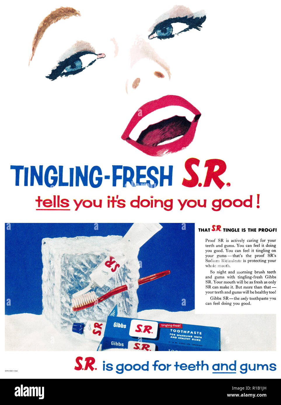Toothpaste Advertisement High Resolution Stock Photography and Images