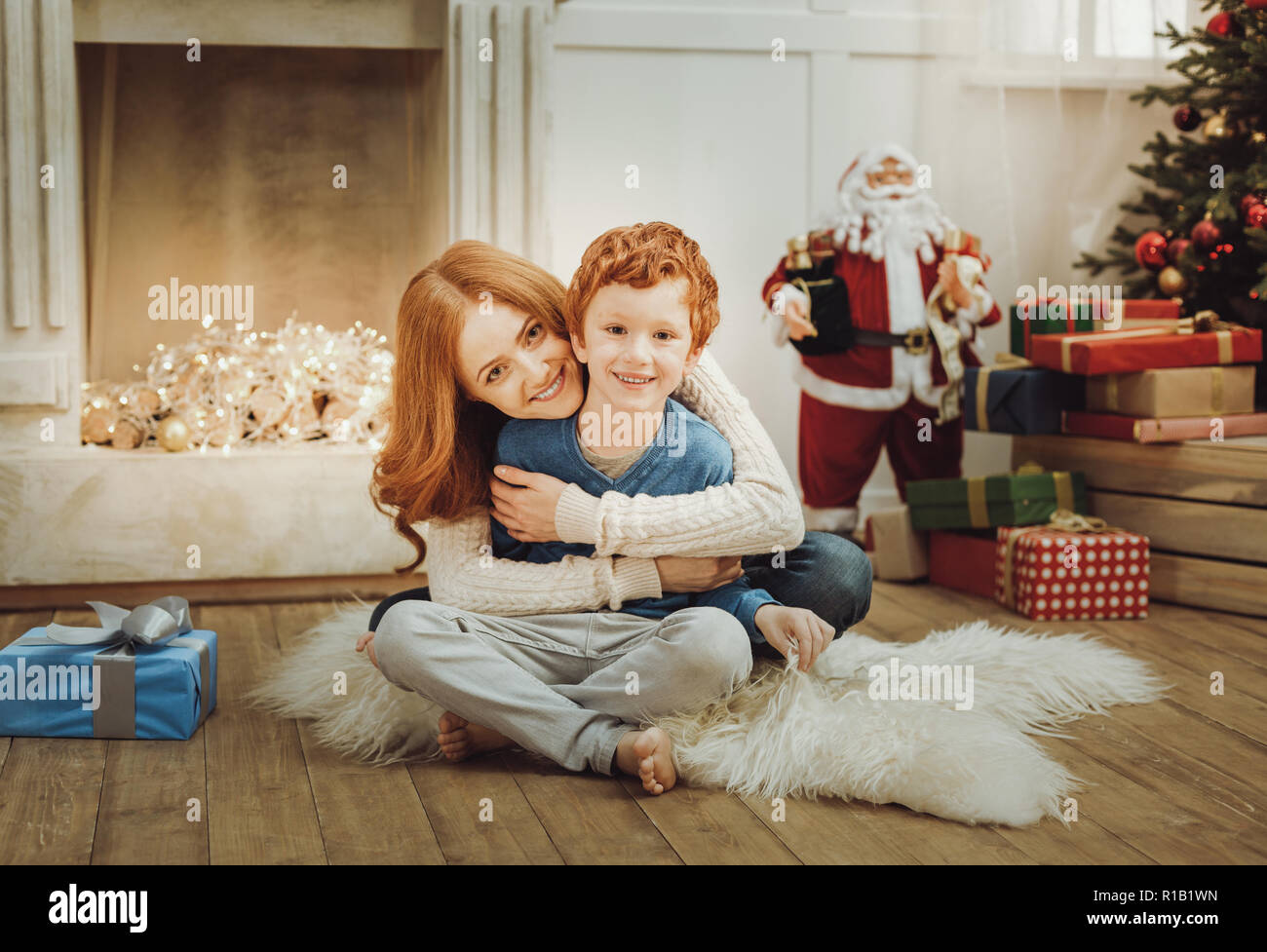 Happy family spending weekend together Stock Photo - Alamy