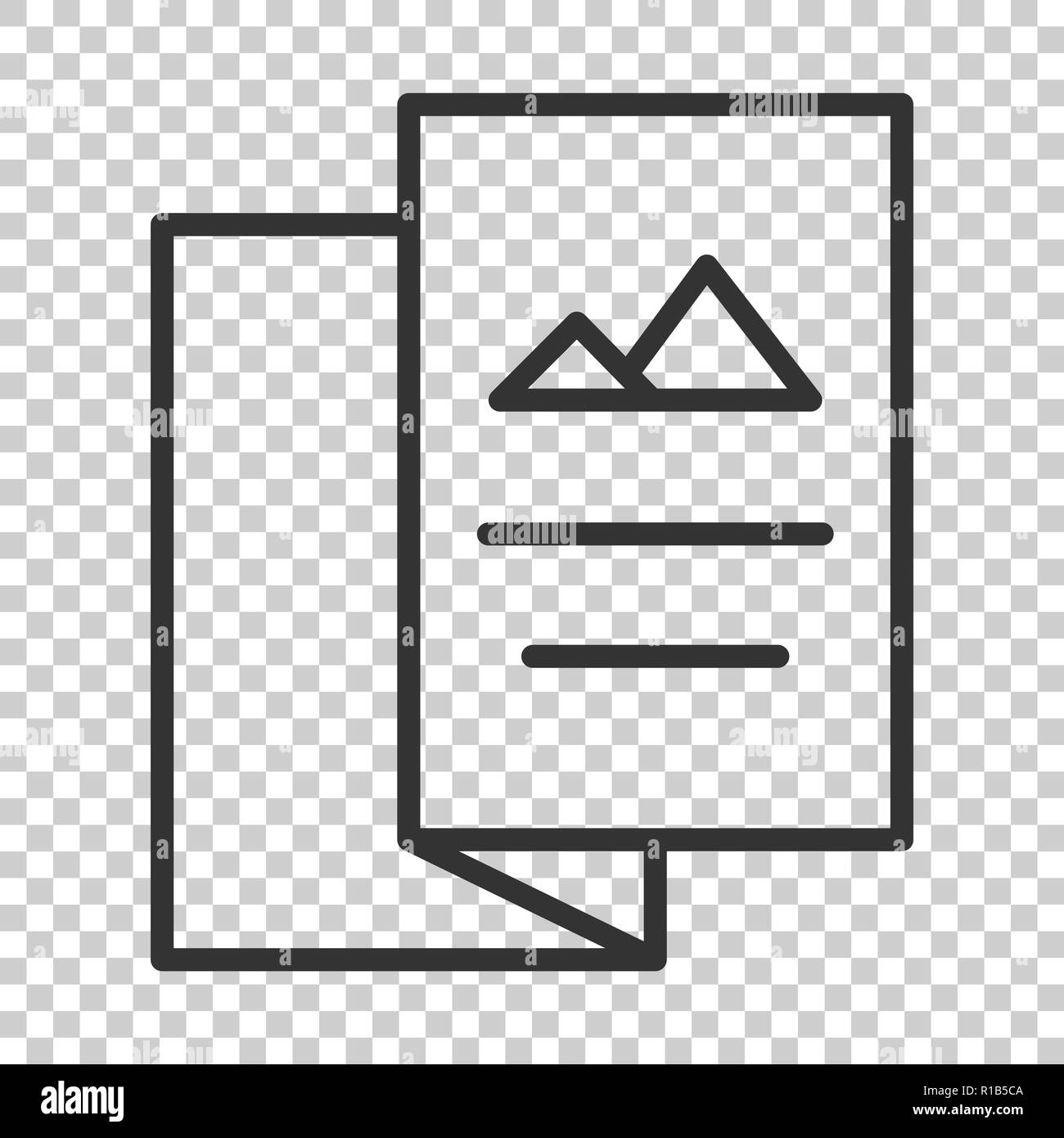 Catalogue Vector Icon Isolated On Transparent Background