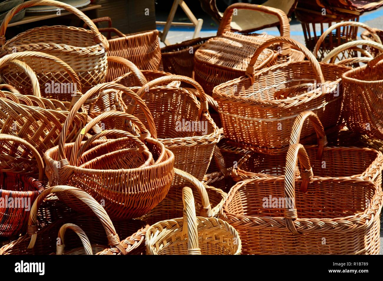 Hand Woven Baskets High Resolution Stock Photography and Images Alamy
