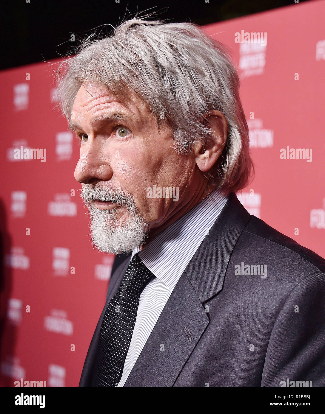 HARRISON FORD American film actor at the SAG-AFTRA Foundation's 3rd Annual Patron Of The Artists Awards at Wallis Annenberg Center for the Performing Arts on November 8, 2018 in Beverly Hills, California. Photo: Jeffrey Mayer Stock Photo