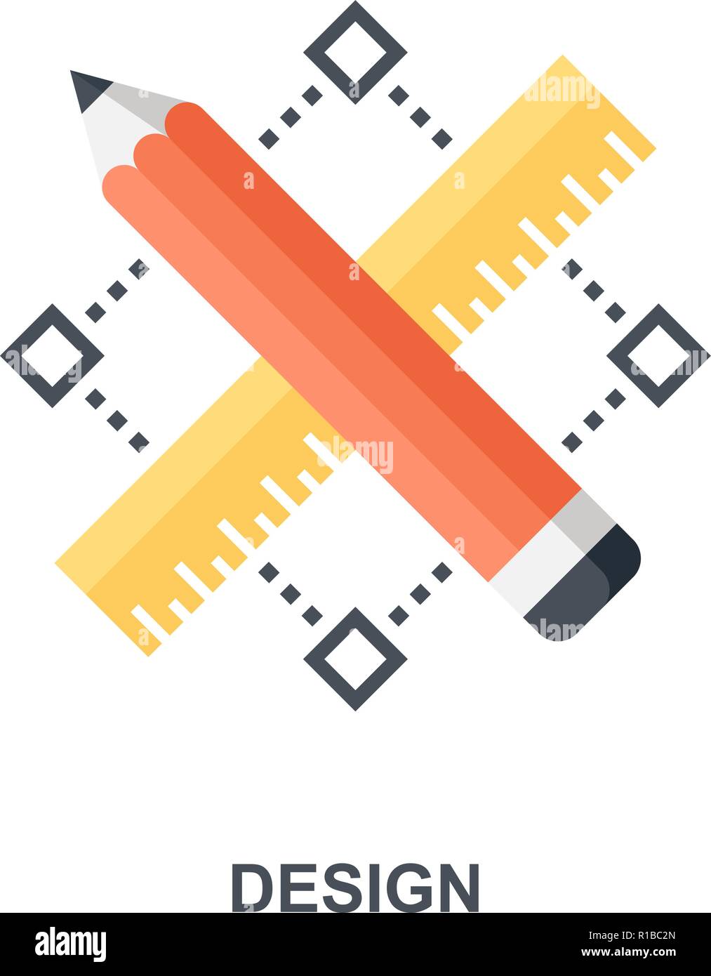 Vector illustration of graphic design flat concept Stock Vector Image ...