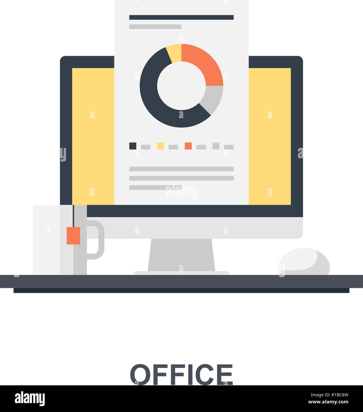 Office icon concept Stock Vector Image & Art - Alamy