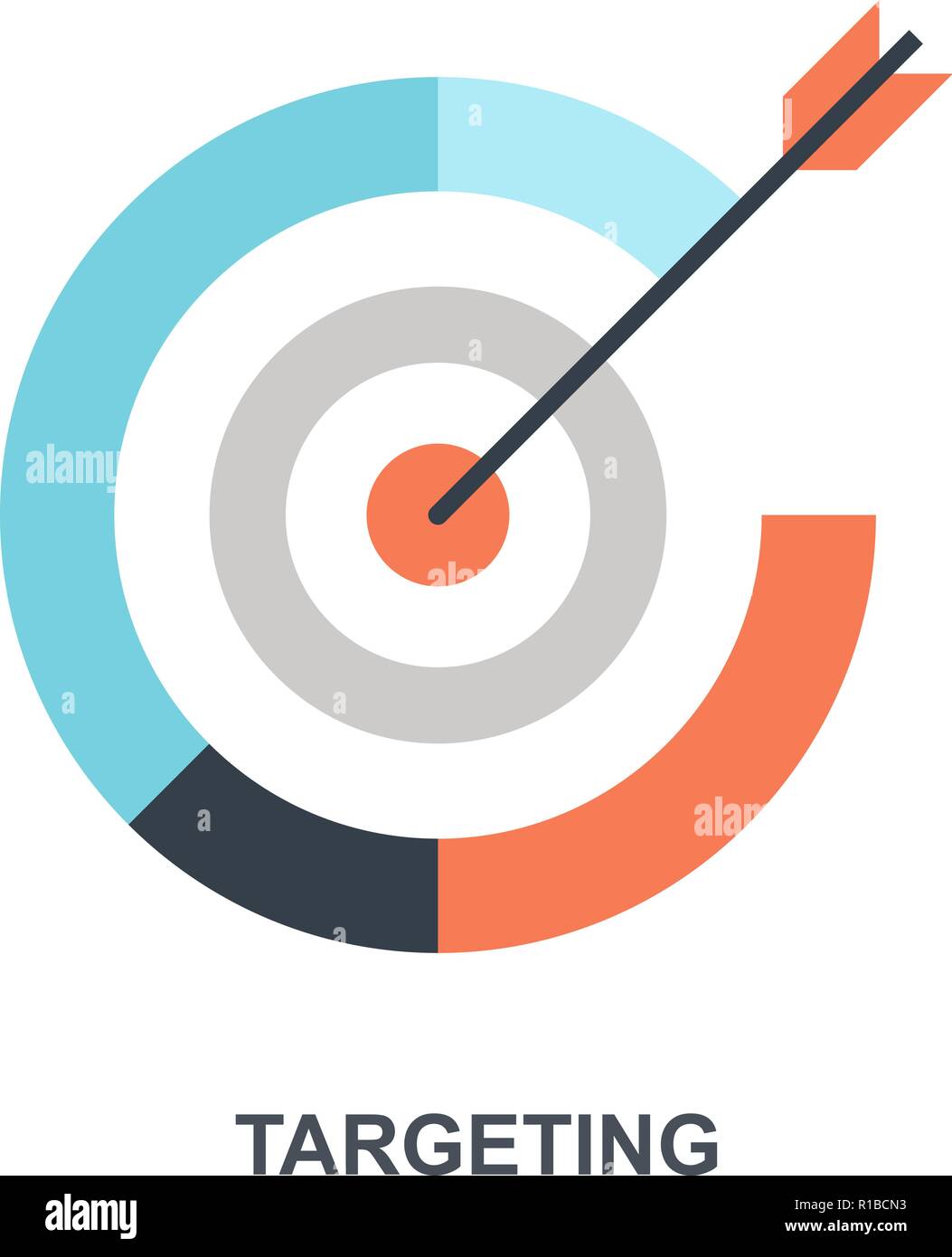 Targeting icon concept Stock Vector Image & Art - Alamy