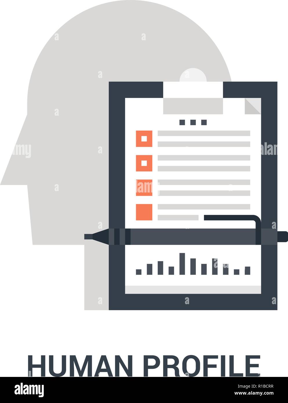 human profile icon concept Stock Vector Image & Art - Alamy