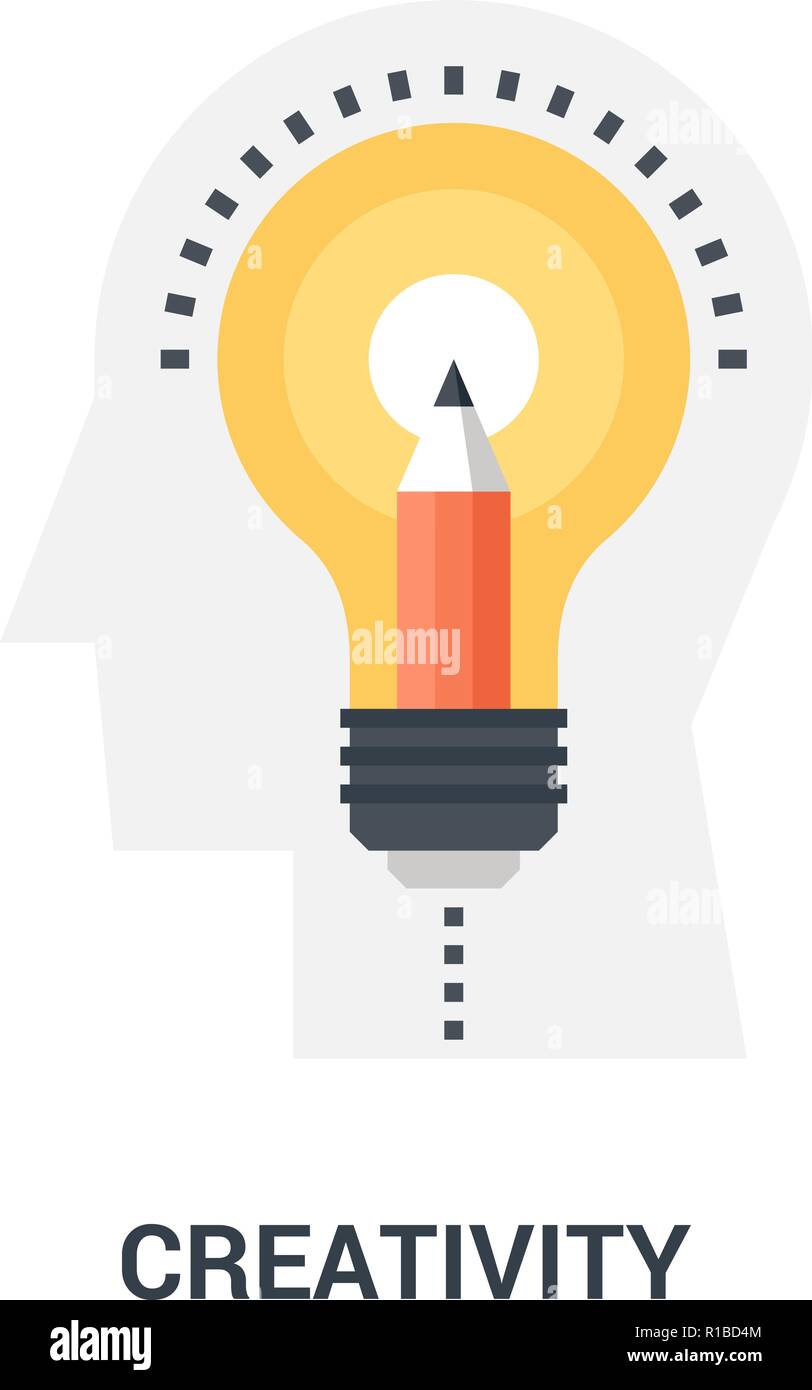 creativity icon concept Stock Vector Image & Art - Alamy