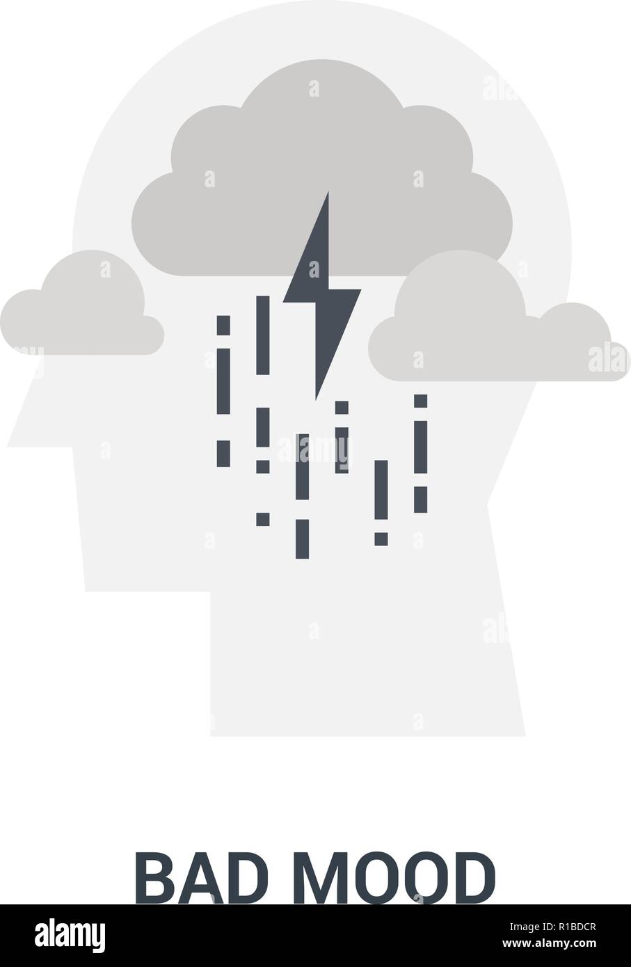 bad mood icon concept Stock Vector Image & Art Alamy