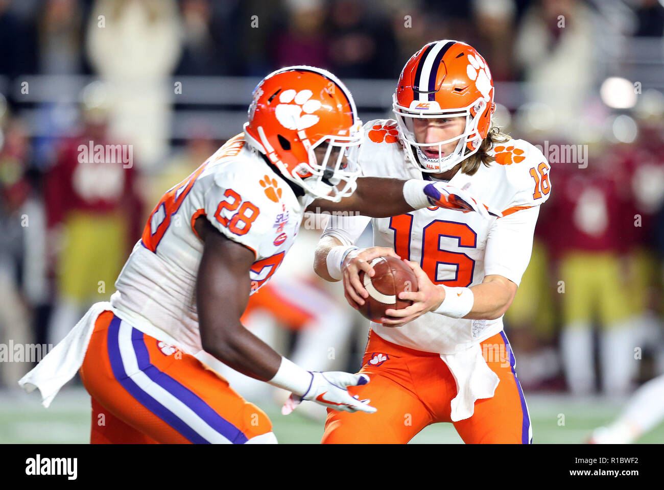 Alumni Stadium 10th Nov 2018 Ma Usa Clemson Tigers