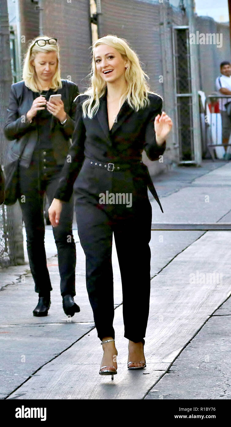 Celebrities at the 'Jimmy Kimmel Live!' studios  Featuring: Olivia Hamilton Where: Hollywood, California, United States When: 10 Oct 2018 Credit: WENN.com Stock Photo