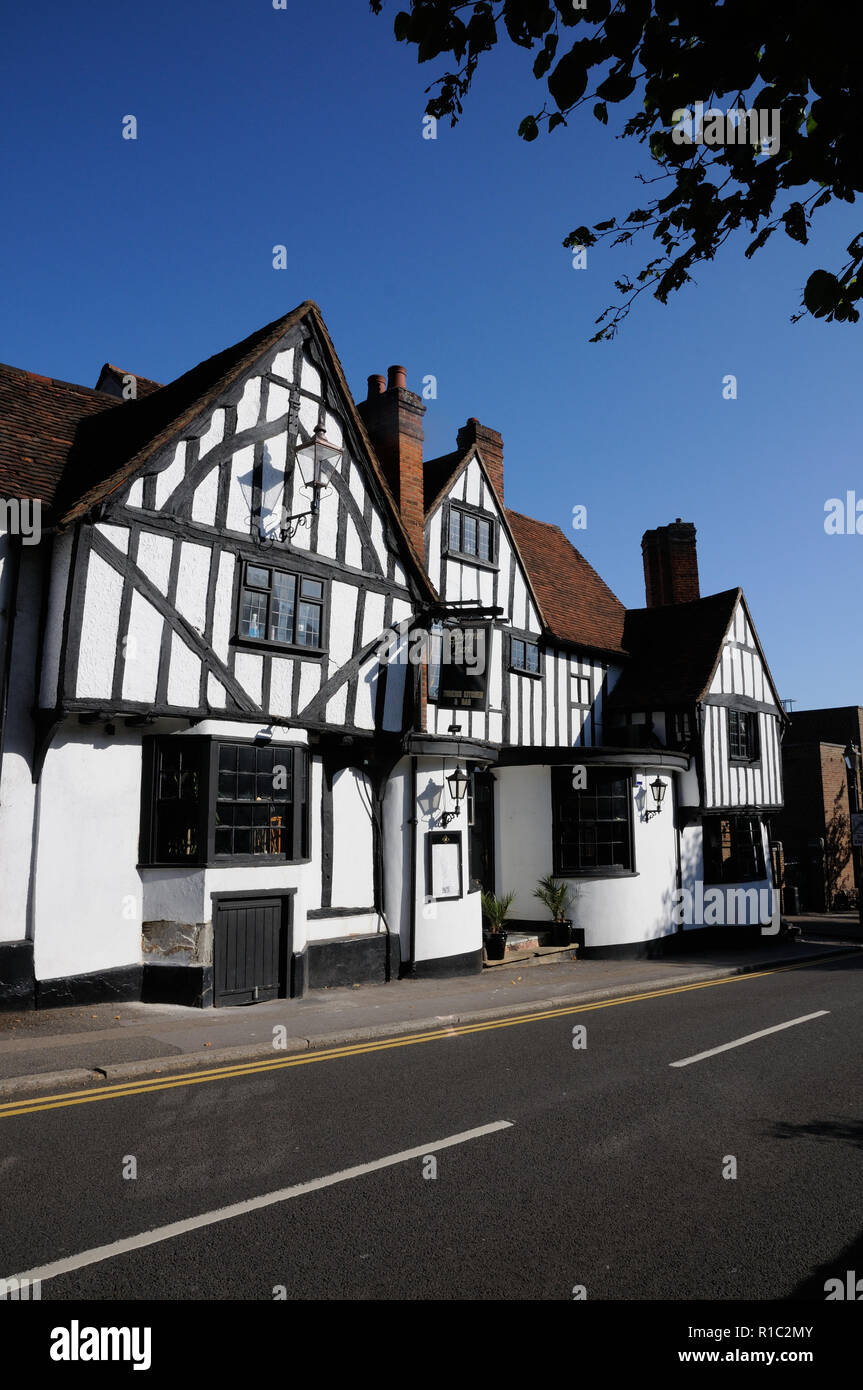 The 16th century Boar’s Head Inn, High Street, Stortford