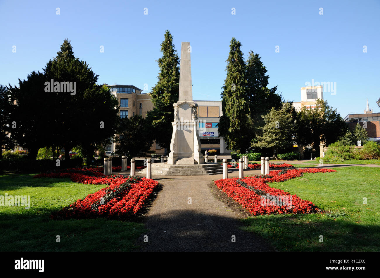 War Memorial, Bishops Stortford, Hertfordshire Stock Photo