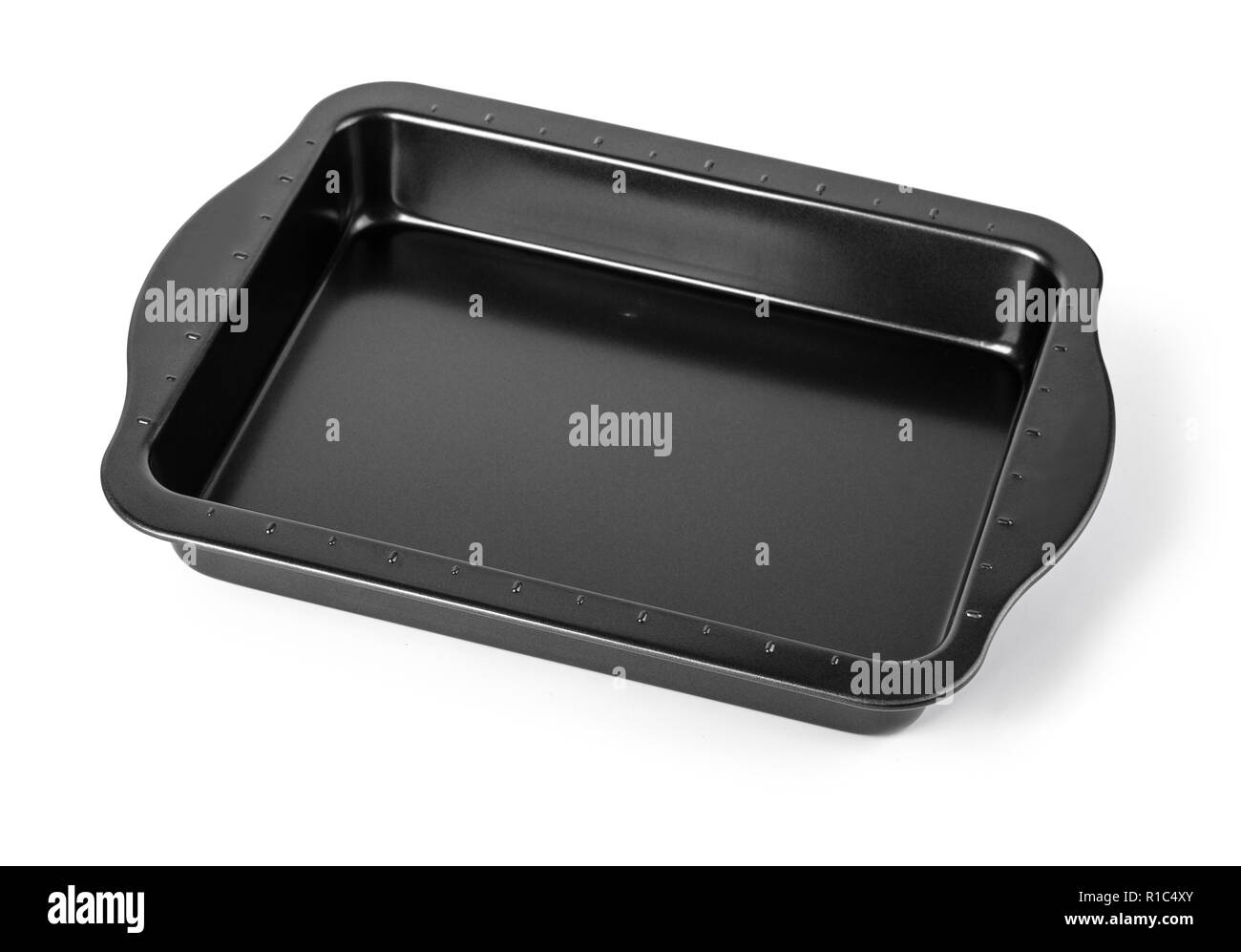 baking dish isolated on white with clipping path Stock Photo Alamy