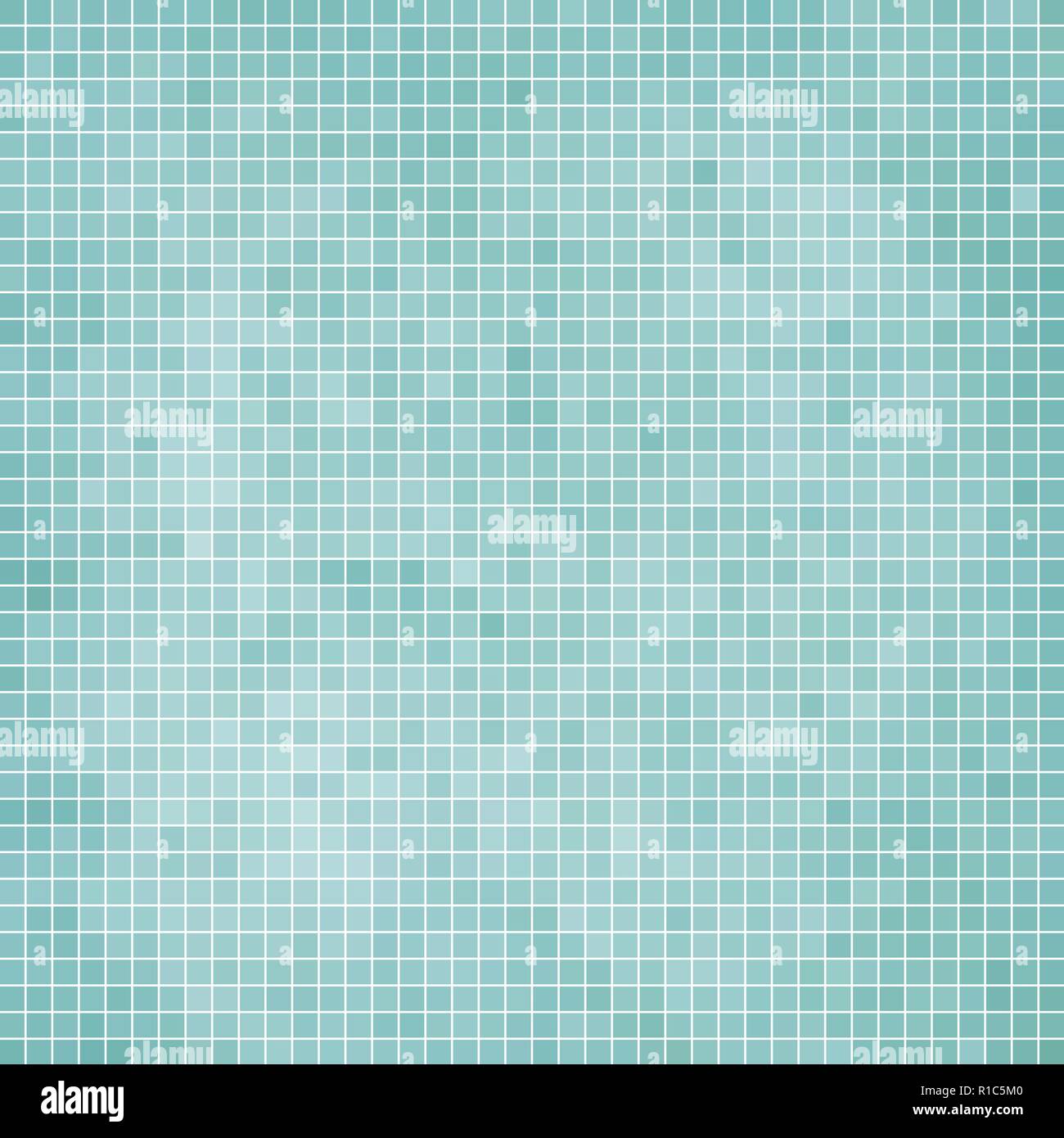 abstract vector square pixel mosaic background - light blue Stock ...