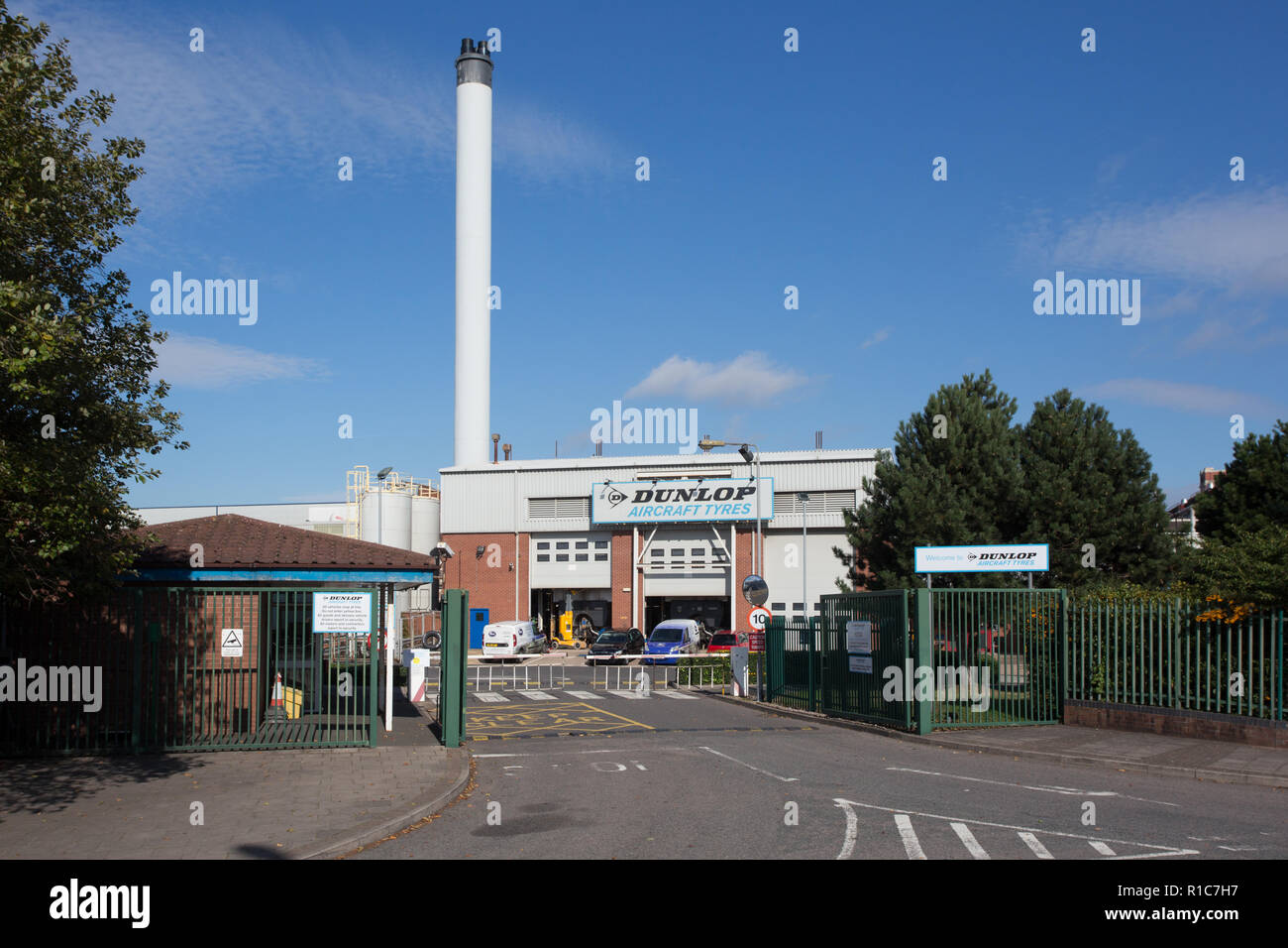 Dunlop Aircraft Tyres factory, Birmingham Stock Photo Alamy