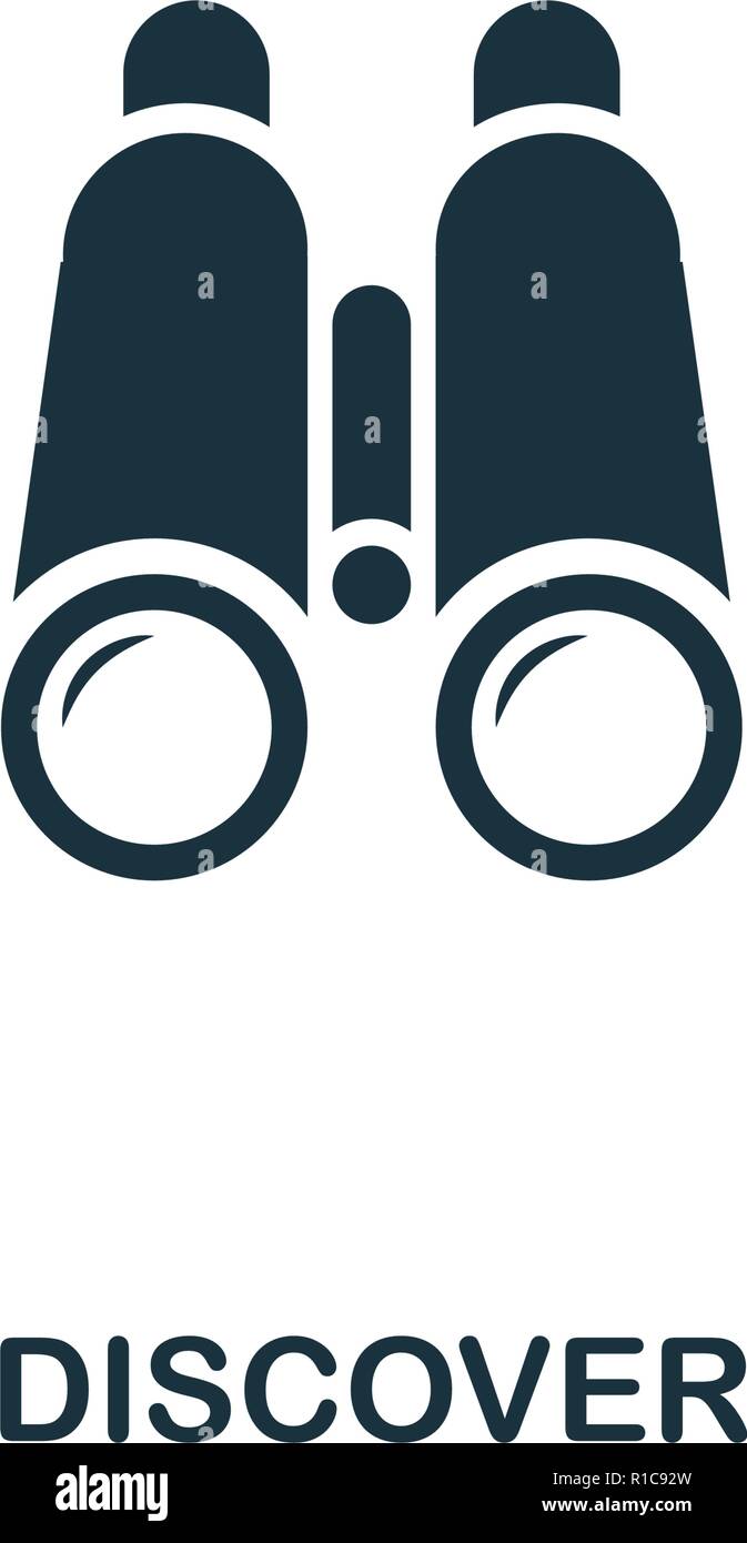 Discover icon. Premium style design from startup icon collection. UI ...