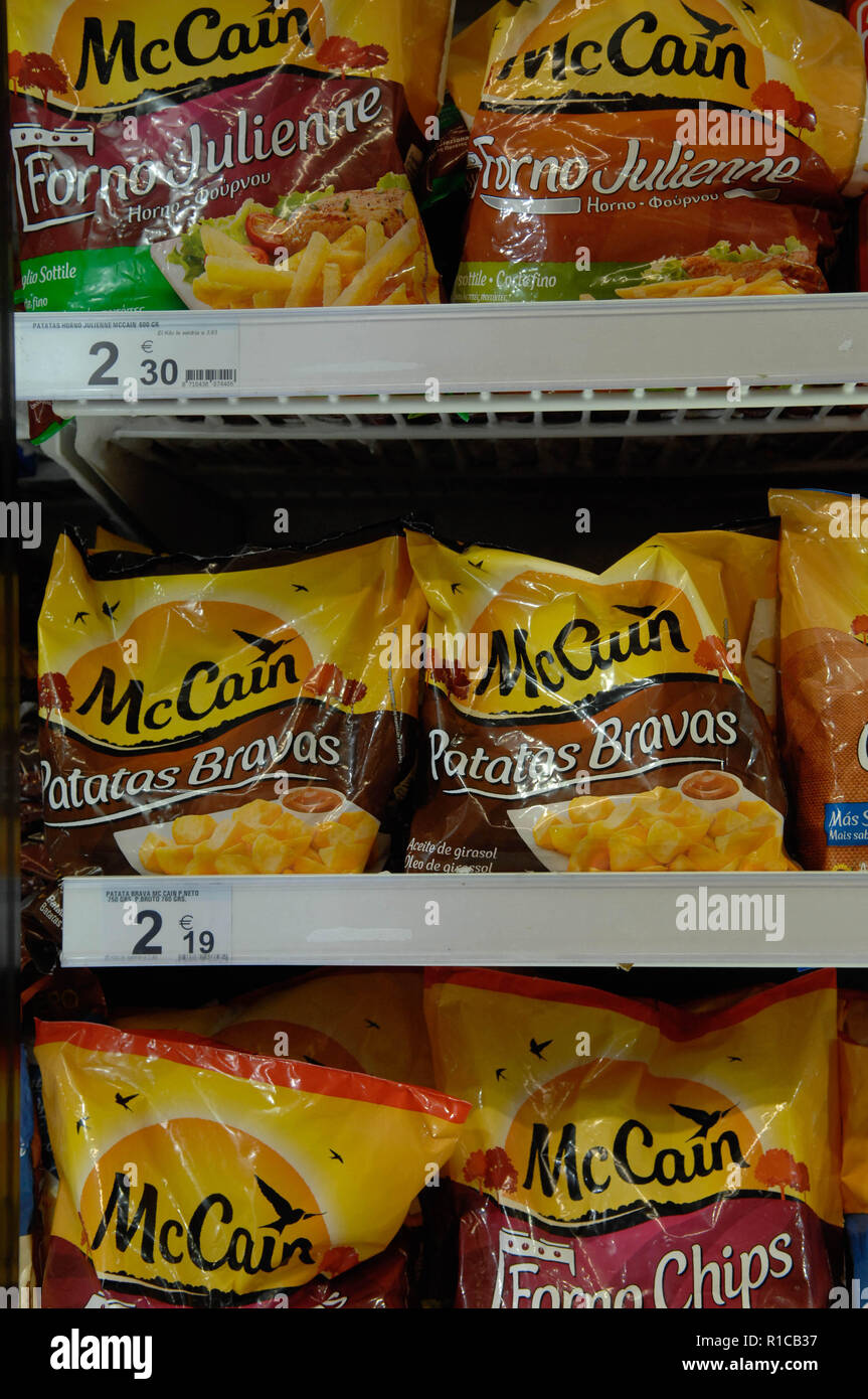 McCain,frozen food Stock Photo
