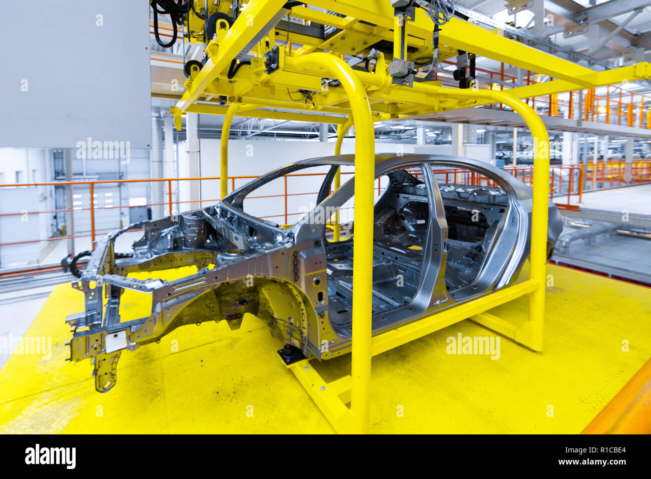 Assembly Line Car Company High Resolution Stock Photography and Images