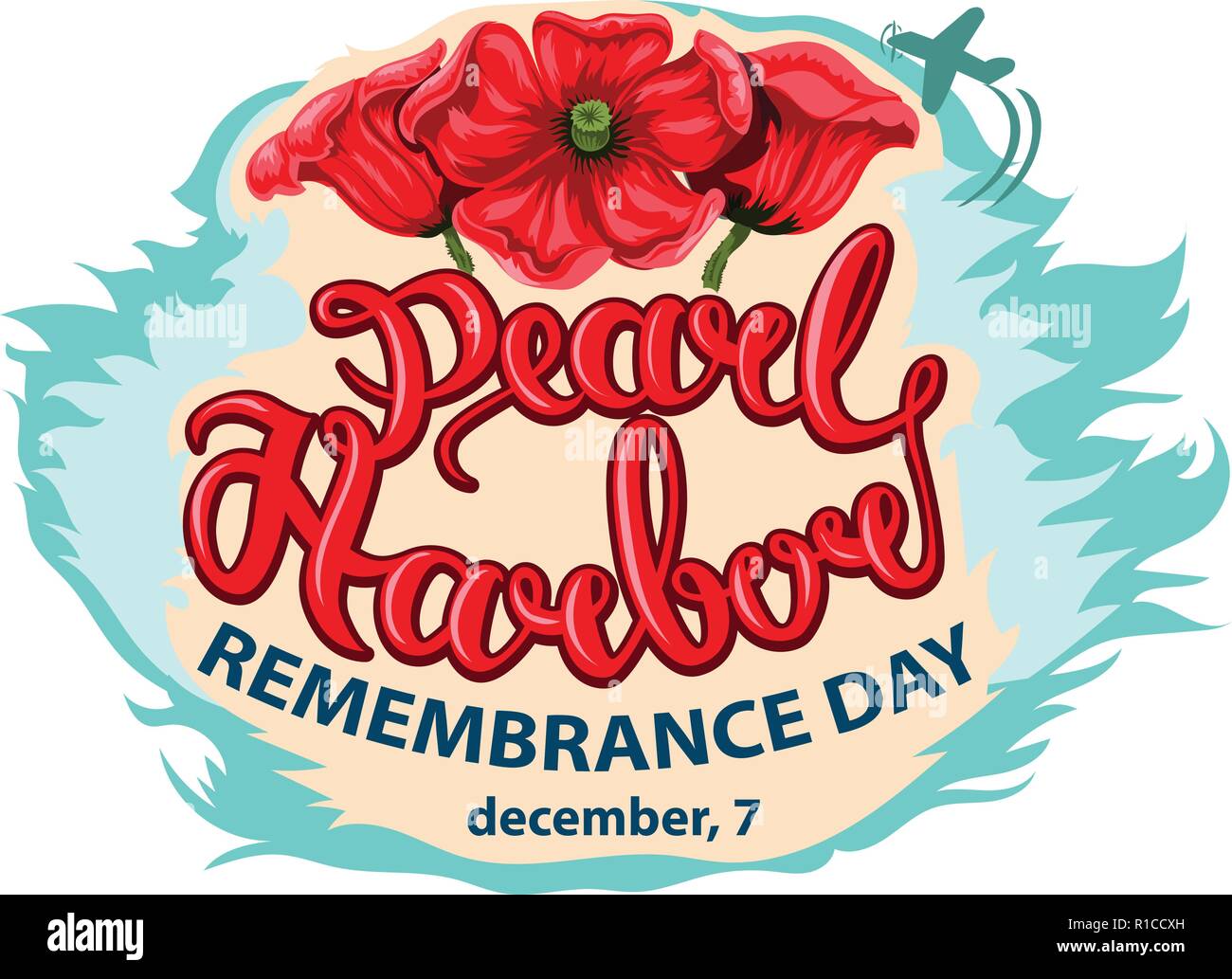 Vector Illustration Of A Background For Pearl Harbor Remembrance Day Stock Vector Image And Art 7285