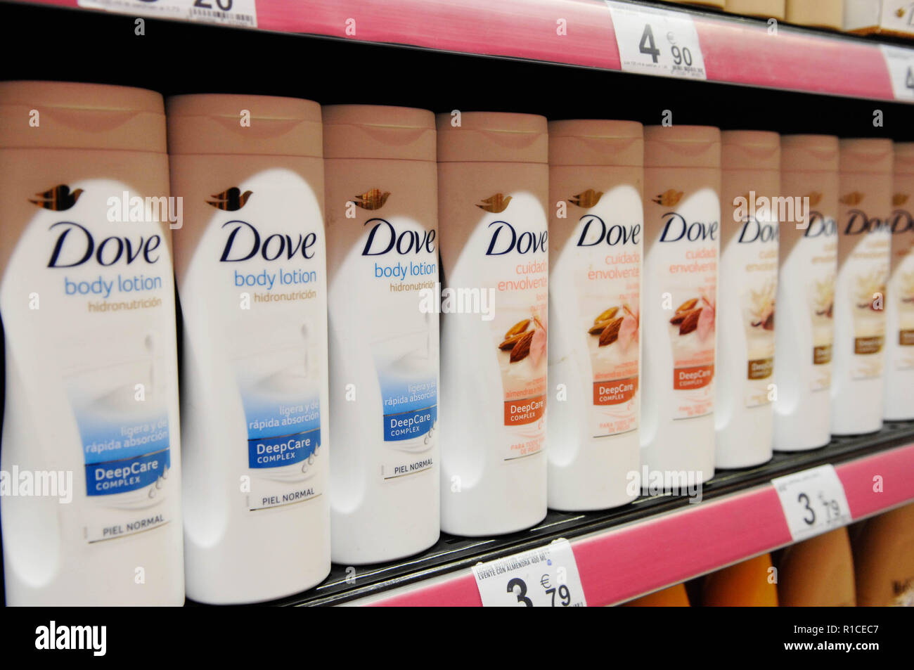 Dove, Body Lotion Stock Photo Alamy