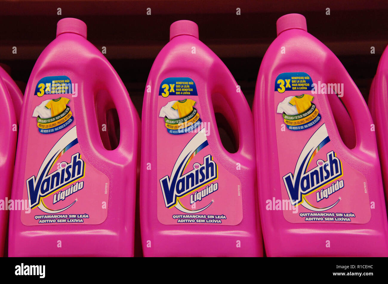 Vanish, cleaning agent Stock Photo Alamy