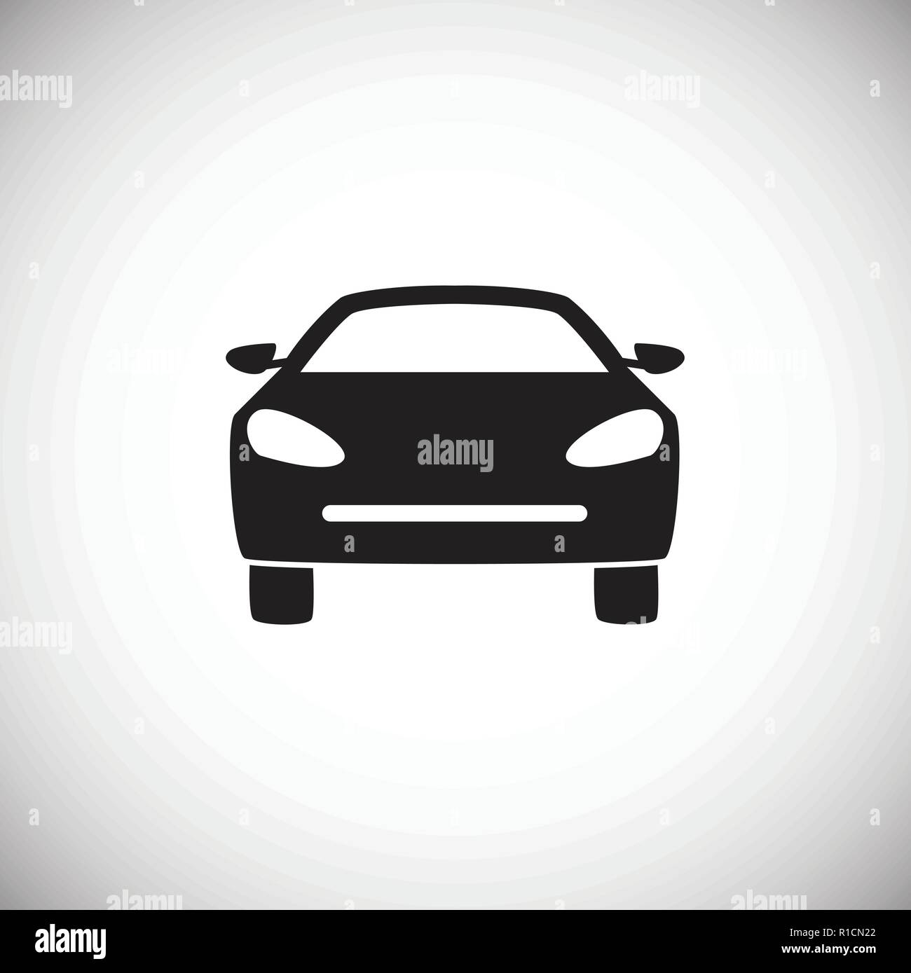 Car on white background Stock Vector Image & Art - Alamy