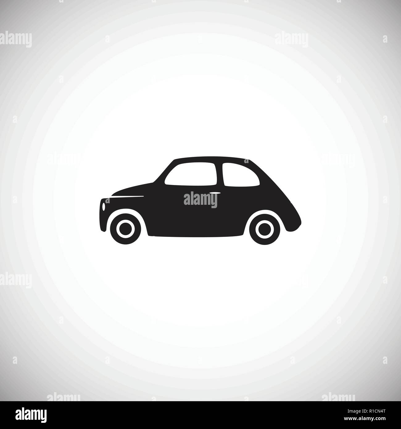 Car on white background Stock Vector Image & Art - Alamy