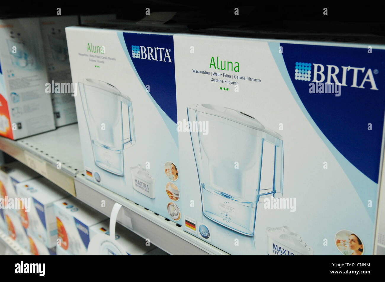 Brita, water filtration Stock Photo