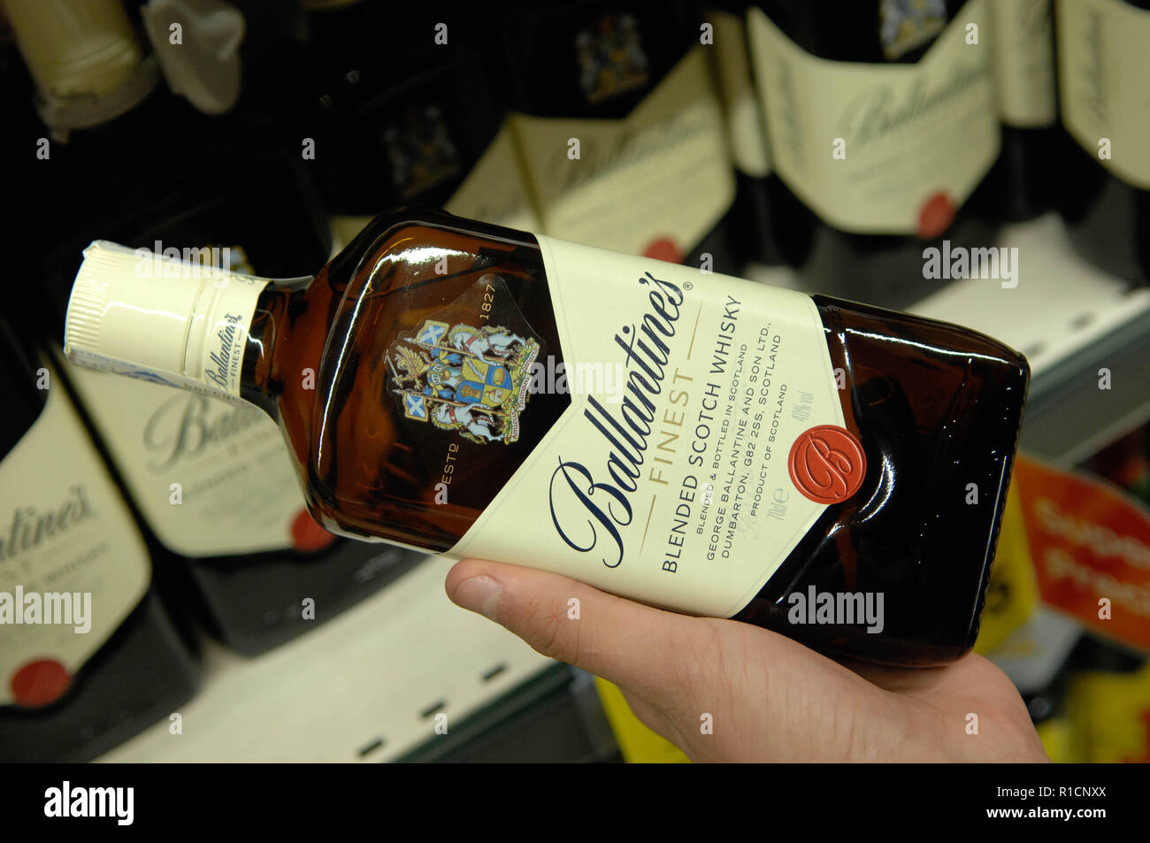Ballantine's,Blended Scotch Whiskey Stock Photo - Alamy