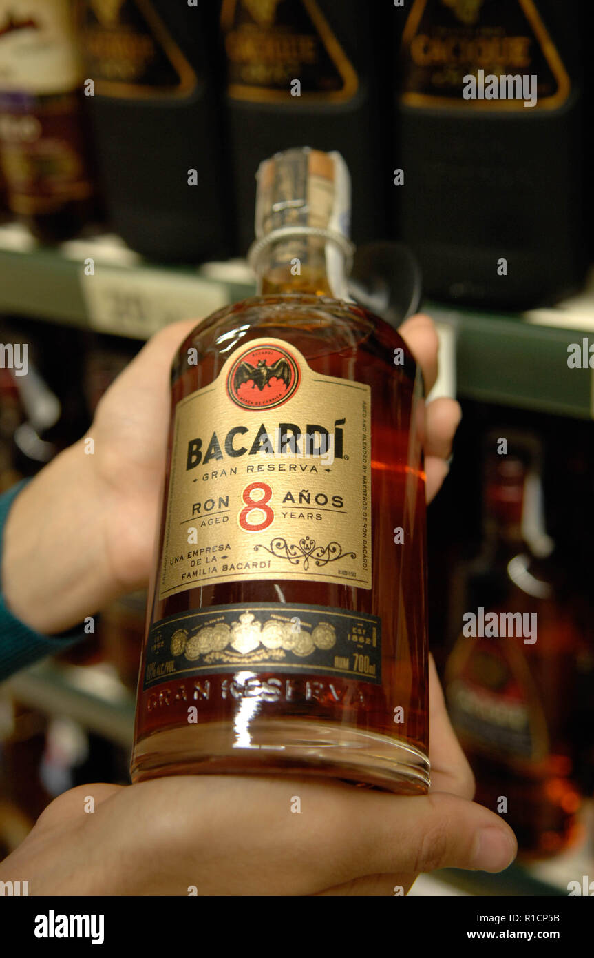 Bacardi,rum Stock Photo Alamy
